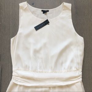 NWT THEORY Size 8 Ivory Dress